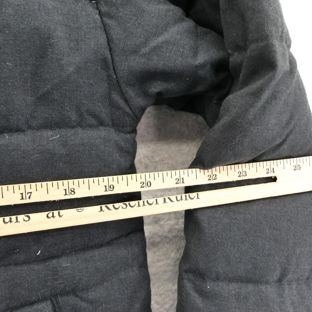 UGG Australia Womens Small Black Trucker Quilted Puffer‎ Coat Jacket Full Zip